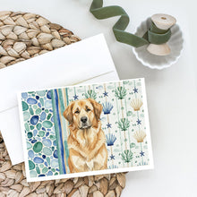 Load image into Gallery viewer, Sandy Leonberger Coastal Sea Glass Greeting Cards Pack of 8