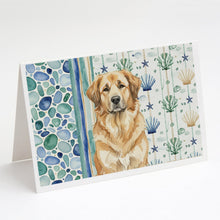 Load image into Gallery viewer, Sandy Leonberger Coastal Sea Glass Greeting Cards Pack of 8