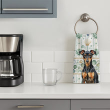 Load image into Gallery viewer, Manchester Terrier Coastal Sea Glass Kitchen Towel