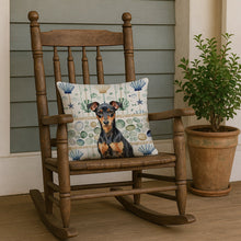 Load image into Gallery viewer, Manchester Terrier Coastal Sea Glass Throw Pillow