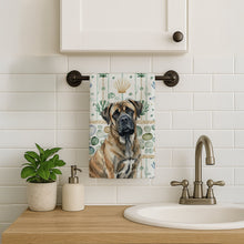 Load image into Gallery viewer, Brindle Mastiff Coastal Sea Glass Kitchen Towel