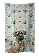 Load image into Gallery viewer, Brindle Mastiff Coastal Sea Glass Kitchen Towel