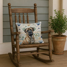 Load image into Gallery viewer, Brindle Mastiff Coastal Sea Glass Throw Pillow