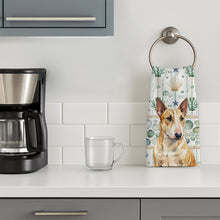 Load image into Gallery viewer, Miniature Bull Terrier Coastal Sea Glass Kitchen Towel