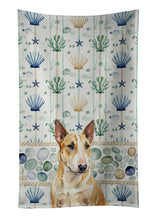 Load image into Gallery viewer, Miniature Bull Terrier Coastal Sea Glass Kitchen Towel
