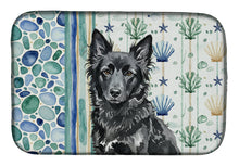 Load image into Gallery viewer, Mudi Coastal Sea Glass Dish Drying Mat