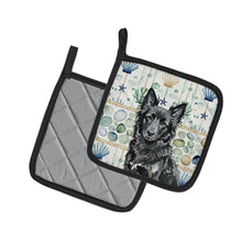Load image into Gallery viewer, Mudi Coastal Sea Glass Pair of Pot Holders
