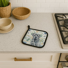 Load image into Gallery viewer, Blue Neapolitan Mastiff Coastal Sea Glass Pair of Pot Holders