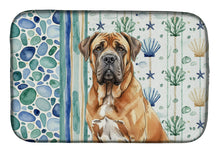 Load image into Gallery viewer, Neapolitan Mastiff Coastal Sea Glass Dish Drying Mat