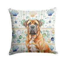 Load image into Gallery viewer, Neapolitan Mastiff Coastal Sea Glass Throw Pillow