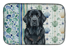 Load image into Gallery viewer, Black Newfoundland Coastal Sea Glass Dish Drying Mat