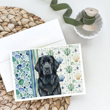 Load image into Gallery viewer, Black Newfoundland Coastal Sea Glass Greeting Cards Pack of 8