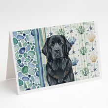 Load image into Gallery viewer, Black Newfoundland Coastal Sea Glass Greeting Cards Pack of 8