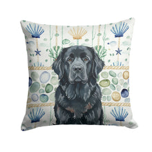 Load image into Gallery viewer, Black Newfoundland Coastal Sea Glass Throw Pillow
