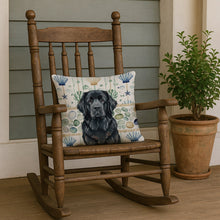 Load image into Gallery viewer, Black Newfoundland Coastal Sea Glass Throw Pillow