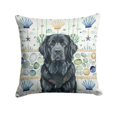 Load image into Gallery viewer, Black Newfoundland Coastal Sea Glass Throw Pillow