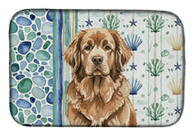 Load image into Gallery viewer, Brown Newfoundland Coastal Sea Glass Dish Drying Mat