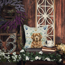 Load image into Gallery viewer, Brown Newfoundland Coastal Sea Glass Throw Pillow