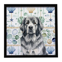 Load image into Gallery viewer, Gray Newfoundland Coastal Sea Glass Framed Metal Print