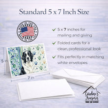 Load image into Gallery viewer, Landseer Newfoundland Coastal Sea Glass Greeting Cards Pack of 8