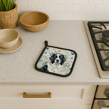 Load image into Gallery viewer, Landseer Newfoundland Coastal Sea Glass Pair of Pot Holders