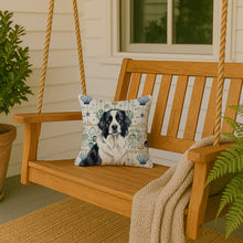 Load image into Gallery viewer, Landseer Newfoundland Coastal Sea Glass Throw Pillow