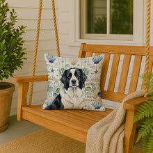 Load image into Gallery viewer, Landseer Newfoundland Coastal Sea Glass Throw Pillow