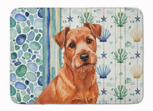 Load image into Gallery viewer, Red Norfolk Terrier Coastal Sea Glass Memory Foam Kitchen Mat