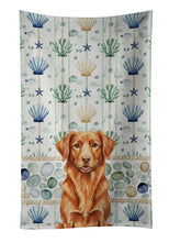 Load image into Gallery viewer, Copper Nova Scotia Duck Tolling Retriever Coastal Sea Glass Kitchen Towel