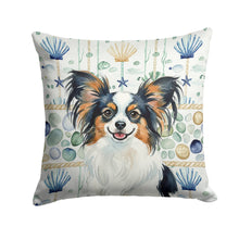 Load image into Gallery viewer, Tricolor Papillon Coastal Sea Glass Throw Pillow