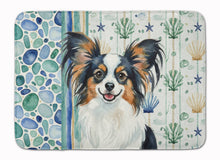 Load image into Gallery viewer, Tricolor Papillon Coastal Sea Glass Memory Foam Kitchen Mat