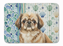 Load image into Gallery viewer, Sable Pekingese Coastal Sea Glass Memory Foam Kitchen Mat