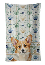 Load image into Gallery viewer, Corgi Coastal Sea Glass Kitchen Towel