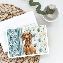 Load image into Gallery viewer, Liver Pointer Coastal Sea Glass Greeting Cards Pack of 8