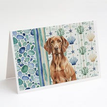 Load image into Gallery viewer, Liver Pointer Coastal Sea Glass Greeting Cards Pack of 8