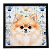 Load image into Gallery viewer, Pomeranian Coastal Sea Glass Framed Metal Print