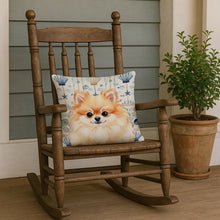 Load image into Gallery viewer, Pomeranian Coastal Sea Glass Throw Pillow