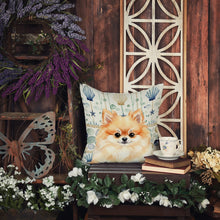 Load image into Gallery viewer, Pomeranian Coastal Sea Glass Throw Pillow