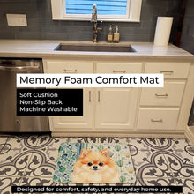 Load image into Gallery viewer, Pomeranian Coastal Sea Glass Memory Foam Kitchen Mat