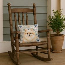 Load image into Gallery viewer, Cream Pomeranian Coastal Sea Glass Throw Pillow