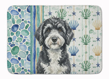 Load image into Gallery viewer, Portuguese Water Dog Coastal Sea Glass Memory Foam Kitchen Mat