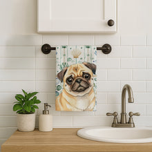 Load image into Gallery viewer, Fawn Pug Coastal Sea Glass Kitchen Towel