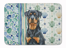 Load image into Gallery viewer, Rottweiler Coastal Sea Glass Memory Foam Kitchen Mat