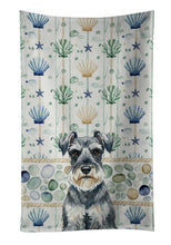 Load image into Gallery viewer, Schnauzer Coastal Sea Glass Kitchen Towel