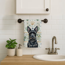 Load image into Gallery viewer, Scottish Terrier Coastal Sea Glass Kitchen Towel