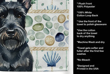 Load image into Gallery viewer, Scottish Terrier Coastal Sea Glass Kitchen Towel
