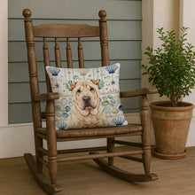 Load image into Gallery viewer, Shar Pei Coastal Sea Glass Throw Pillow