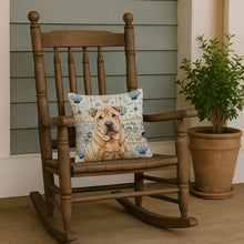 Load image into Gallery viewer, Red Shar Pei Coastal Sea Glass Throw Pillow