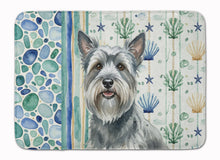 Load image into Gallery viewer, Gray Skye Terrier Coastal Sea Glass Memory Foam Kitchen Mat