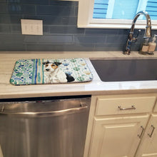 Load image into Gallery viewer, Smooth Fox Terrier Coastal Sea Glass Dish Drying Mat